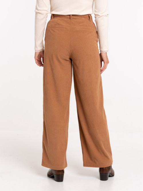 Pantalon large velours...