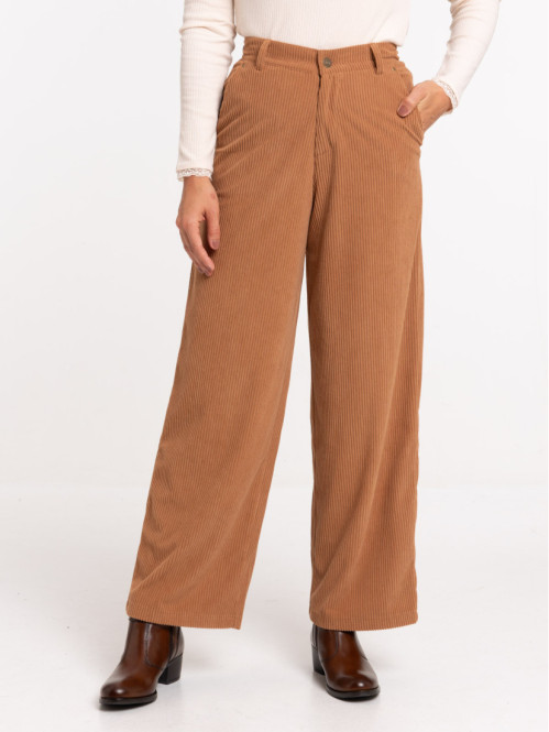 Pantalon large velours...