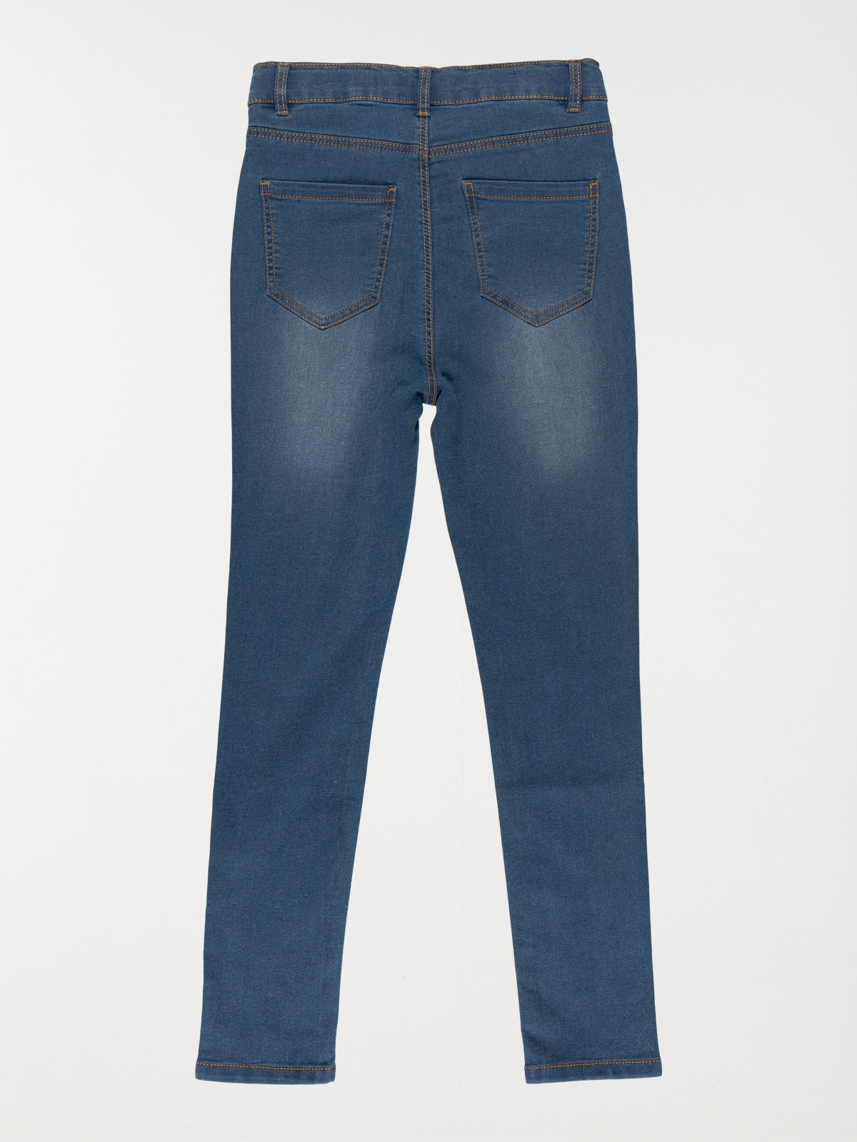 Jean skinny taille haute stone (10-16A) Jean skinny taille haute stone (10-16A)