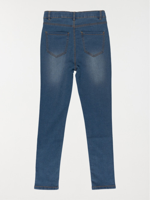 Jean skinny taille haute stone (10-16A) Jean skinny taille haute stone (10-16A)