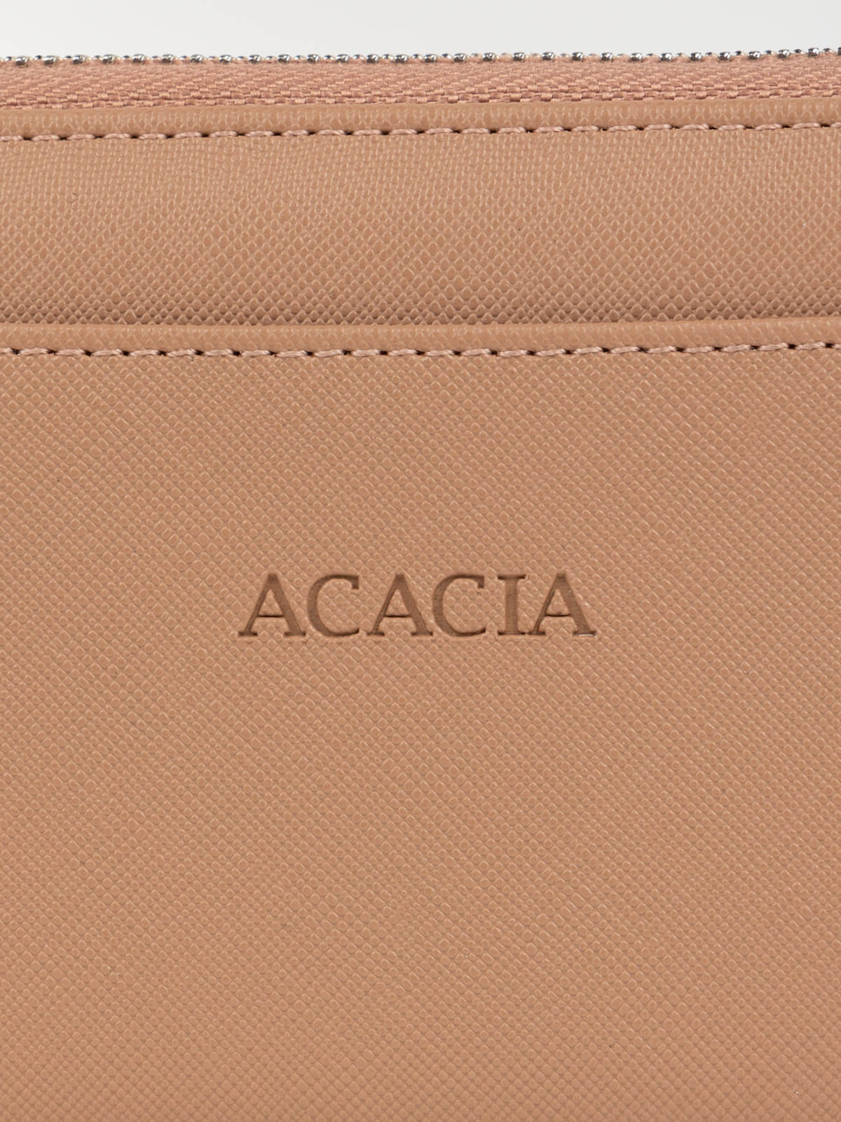 Portefeuille uni zipée femme