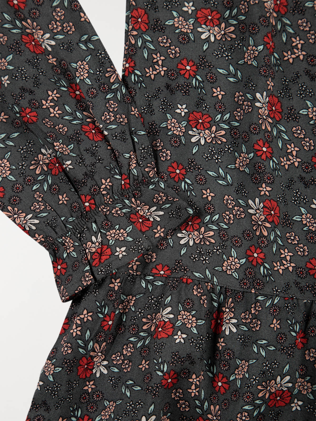 Robe imprimée fleurie fille (10-16A) Robe imprimée fleurie fille (10-16A)