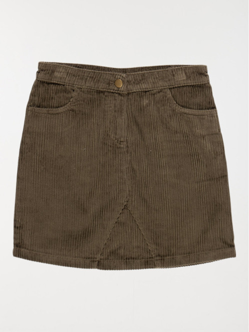 Jupe velours kaki quite fille (10-16A) Jupe velours kaki quite fille (10-16A)