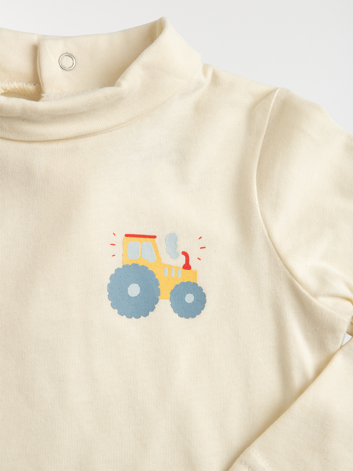 Sous-pull tracteur écru garçon (3-24M)