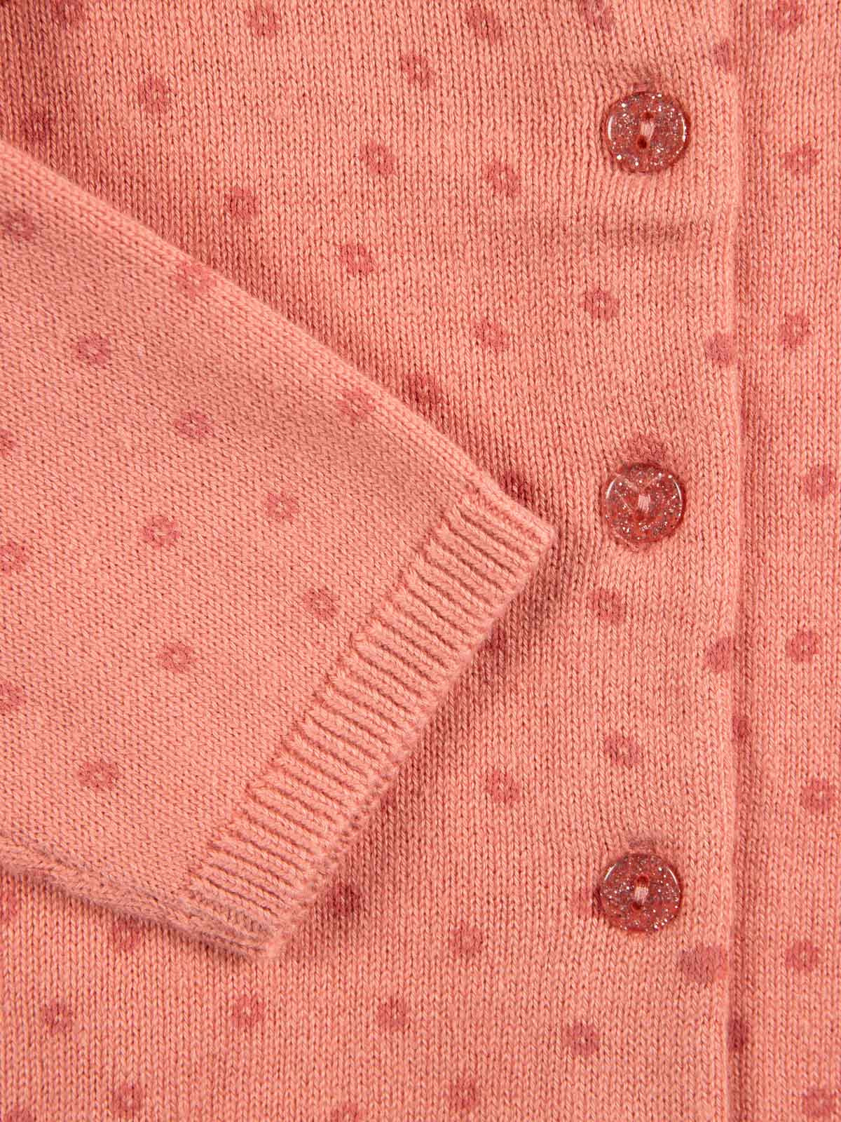 Gilet motifs fleuris fille (3-24M)