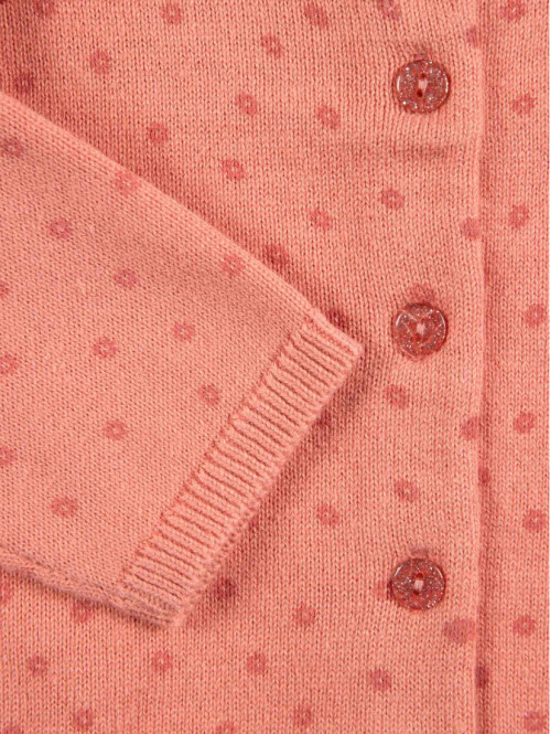 Gilet motifs fleuris fille...