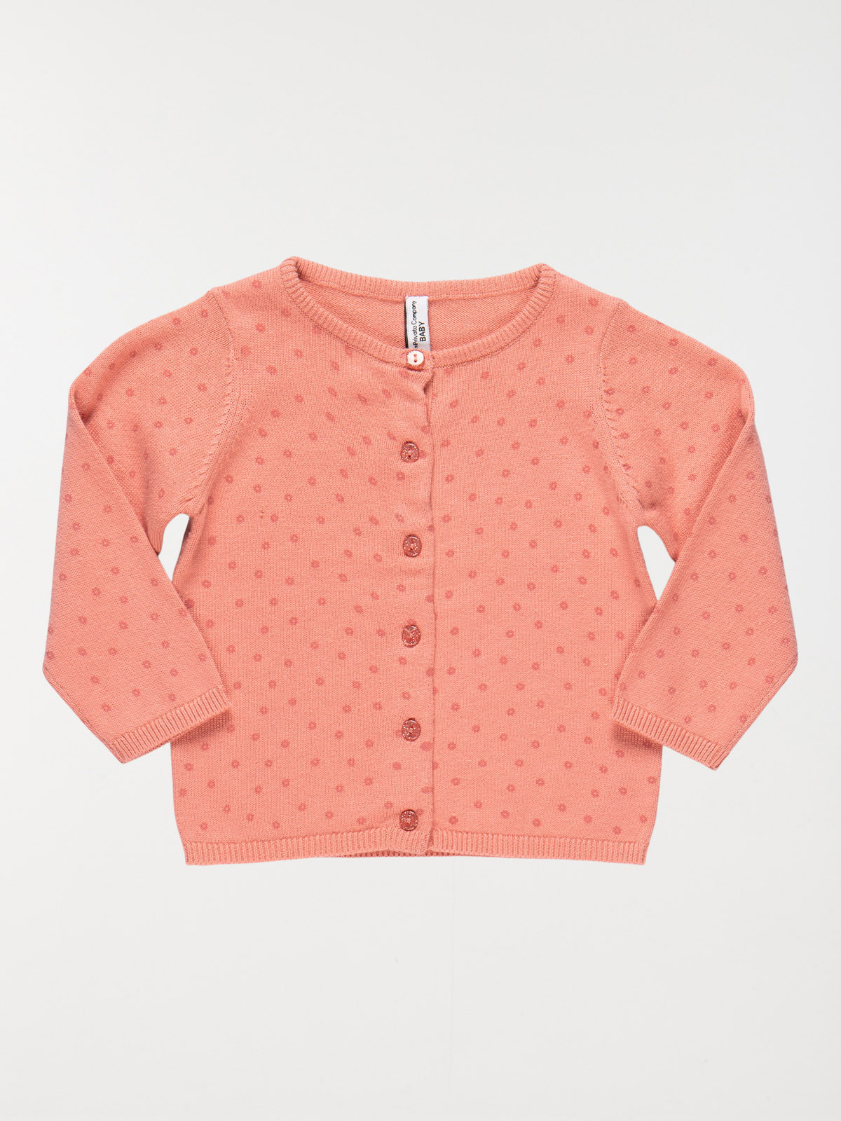 Gilet motifs fleuris fille (3-24M)