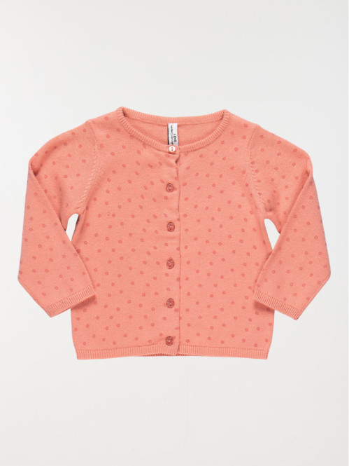 Gilet motifs fleuris fille...