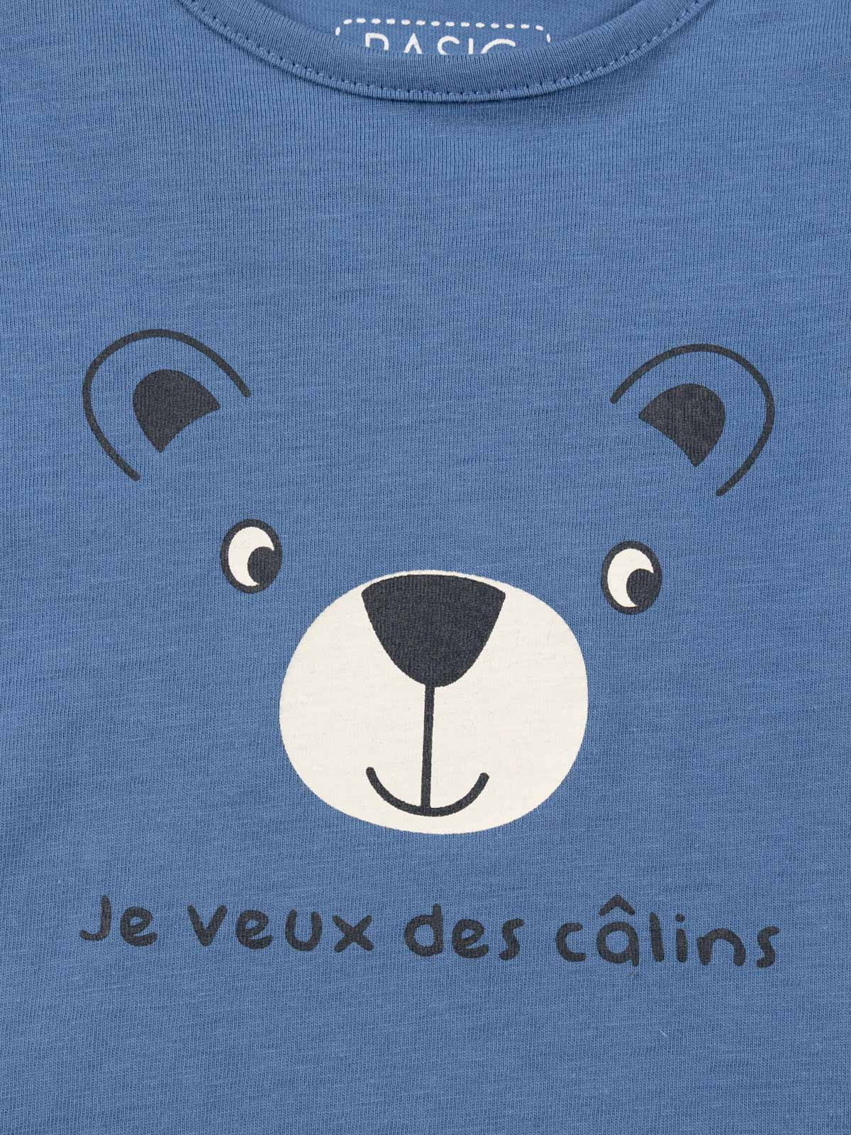 T-shirt ourson câlin garçon (3-24M) T-shirt ourson câlin garçon (3-24M)
