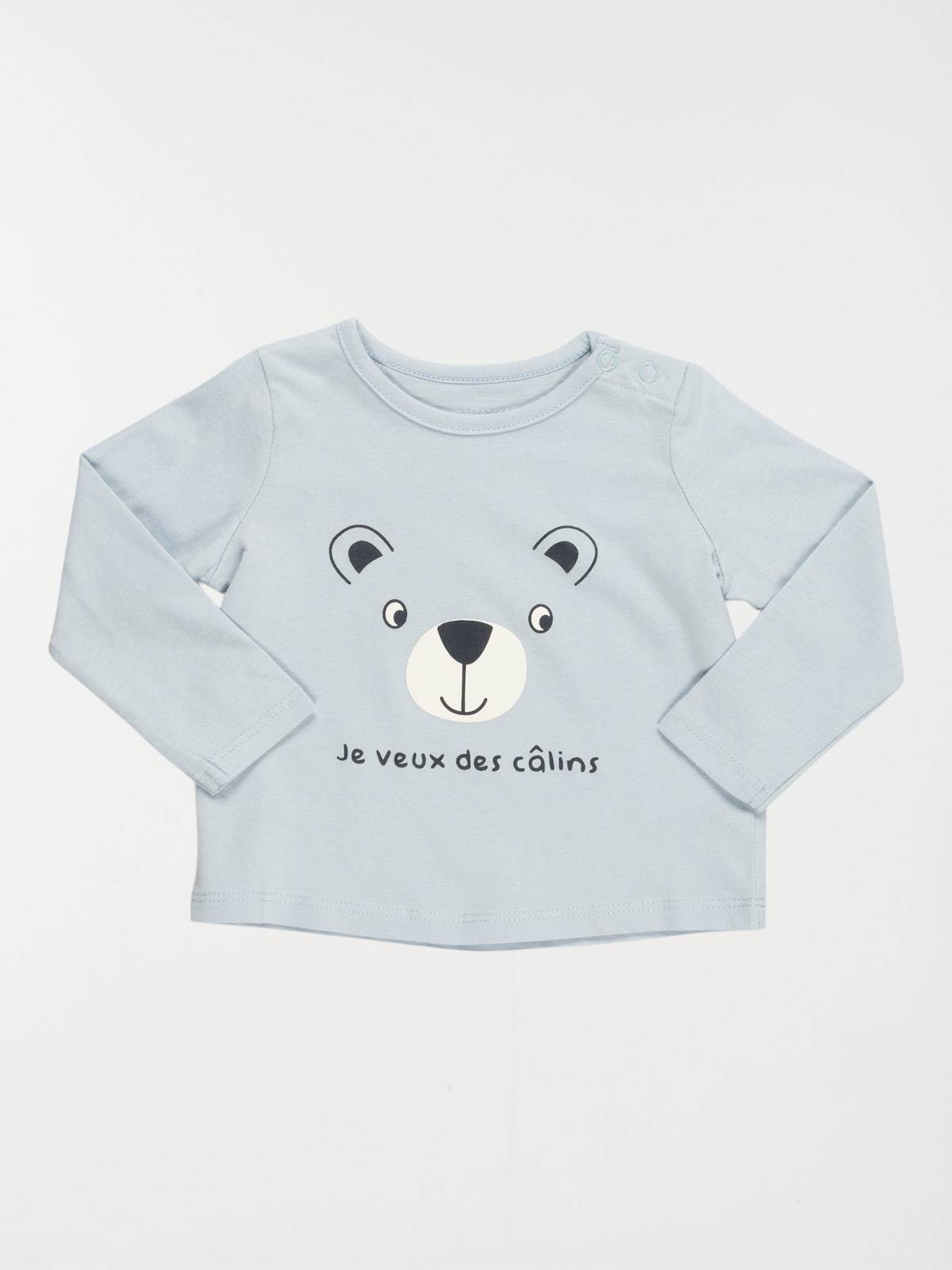 T-shirt garçon ourson câlin (3-24M)