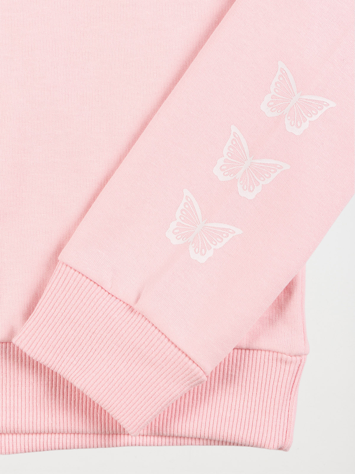 Sweat capuche rose dragée fille (10-16A) Sweat capuche rose dragée fille (10-16A)