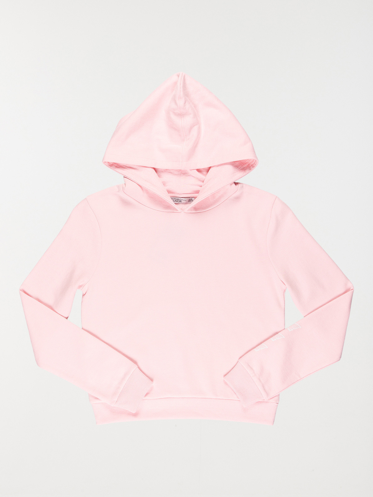 Sweat capuche rose dragée fille (10-16A) Sweat capuche rose dragée fille (10-16A)