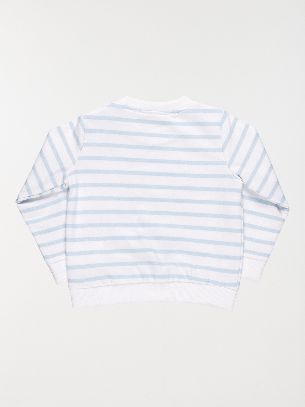 Sweat rayé mini rebelle garçon (3-24M)