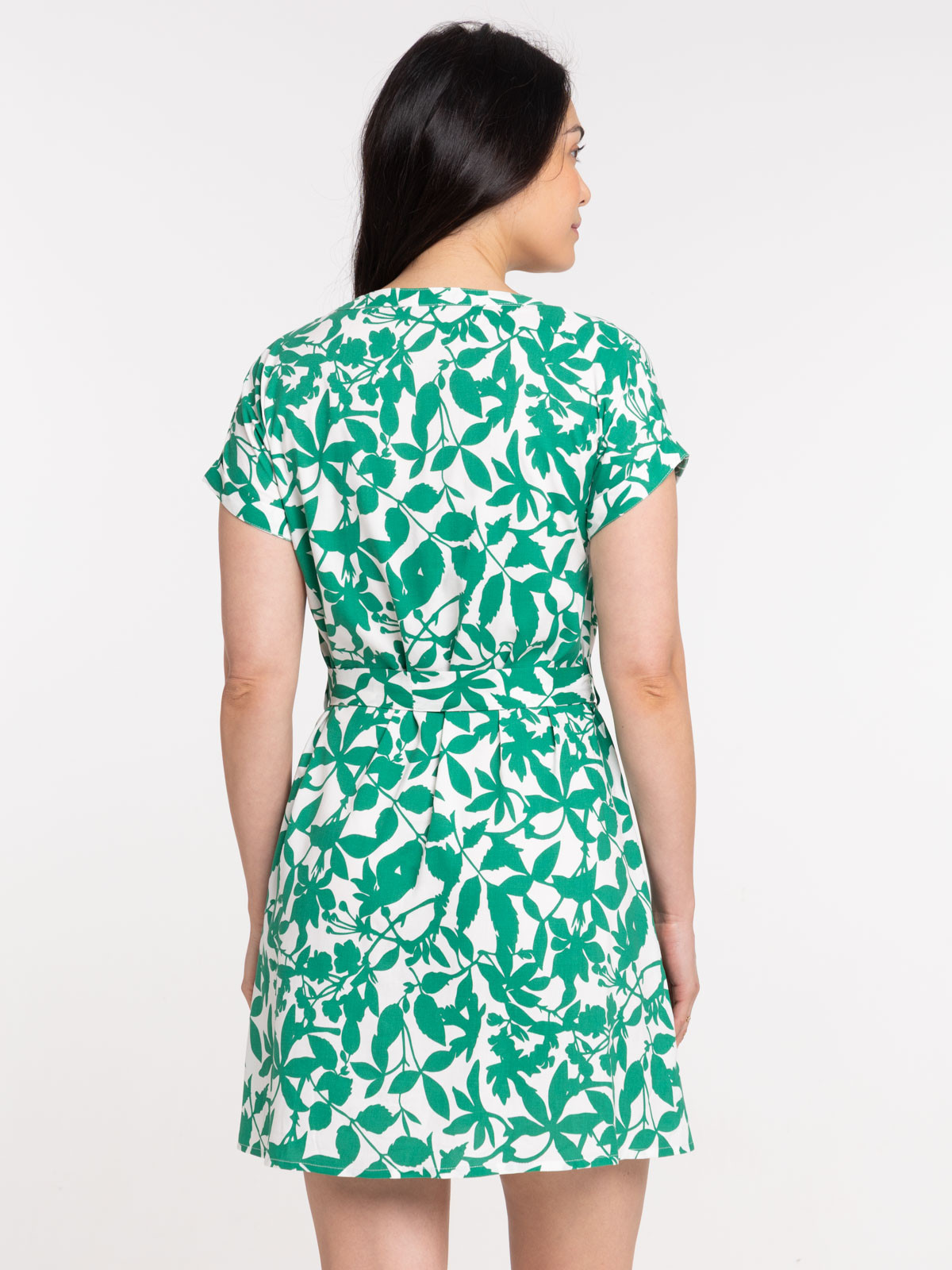 Robe courte imprimée femme