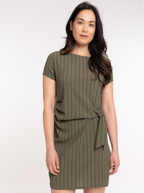 Robe vert sombre fines...