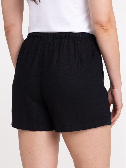 Short coloris noir femme