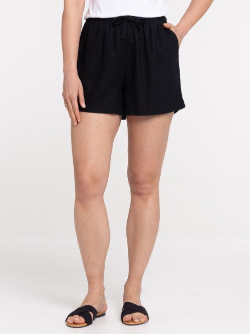Short coloris noir femme
