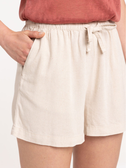 Short coloris naturel femme