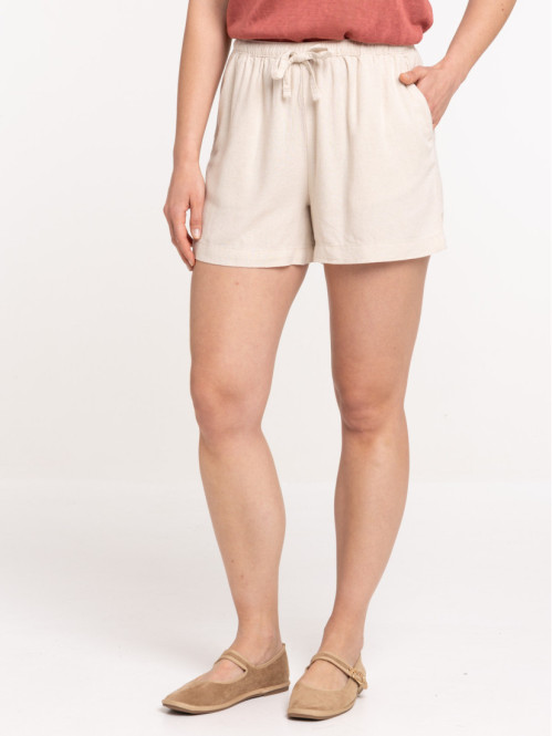 Short coloris naturel femme