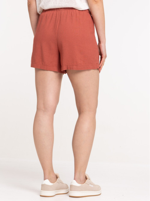 Short coloris marsala femme
