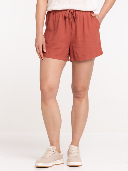 Short coloris marsala femme