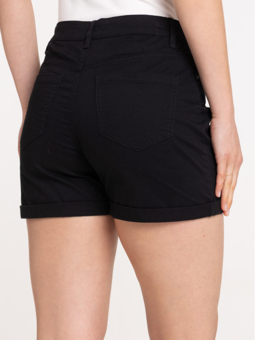 Short basique noir femme Short basique noir femme