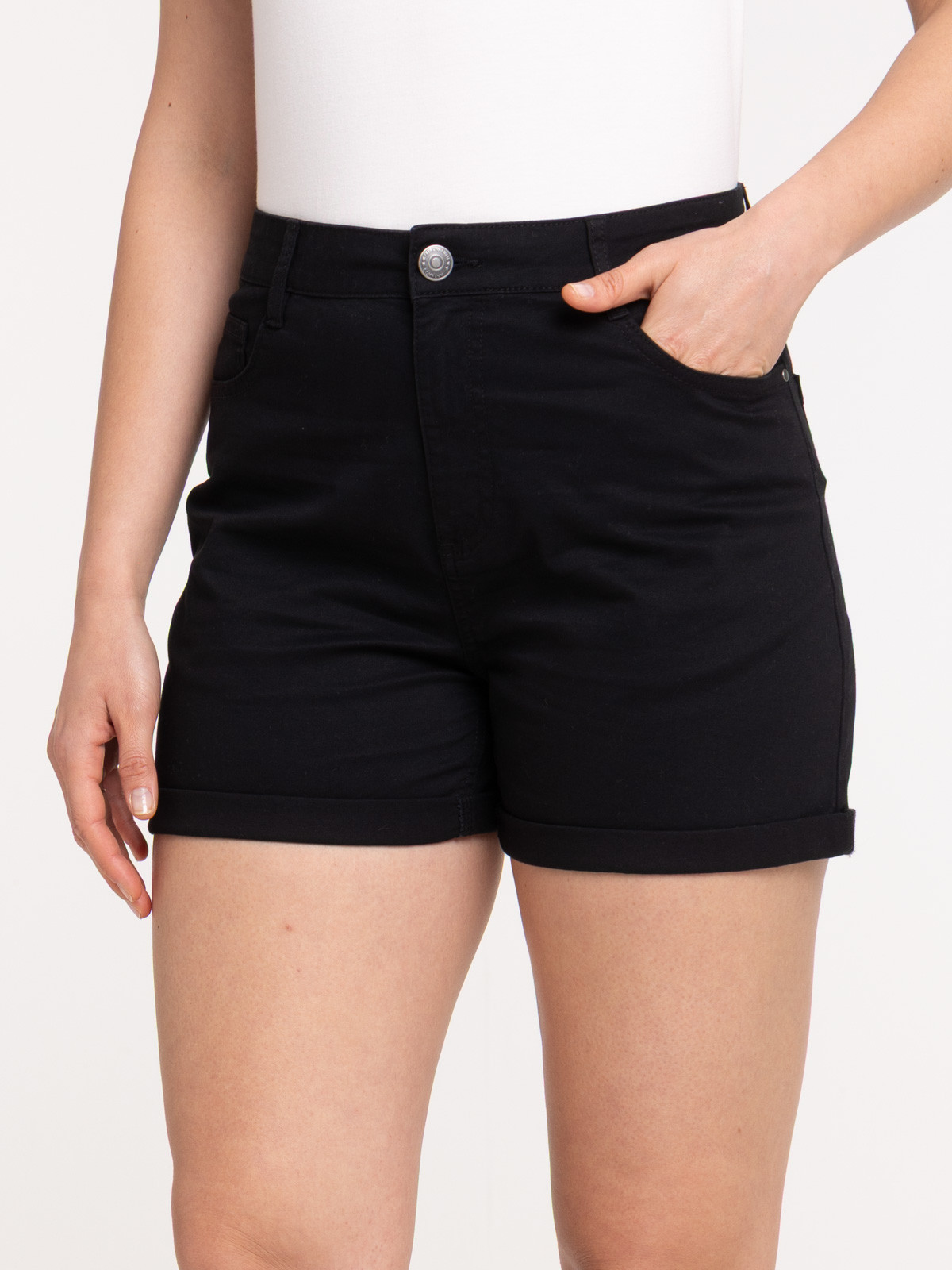 Short basique noir femme Short basique noir femme