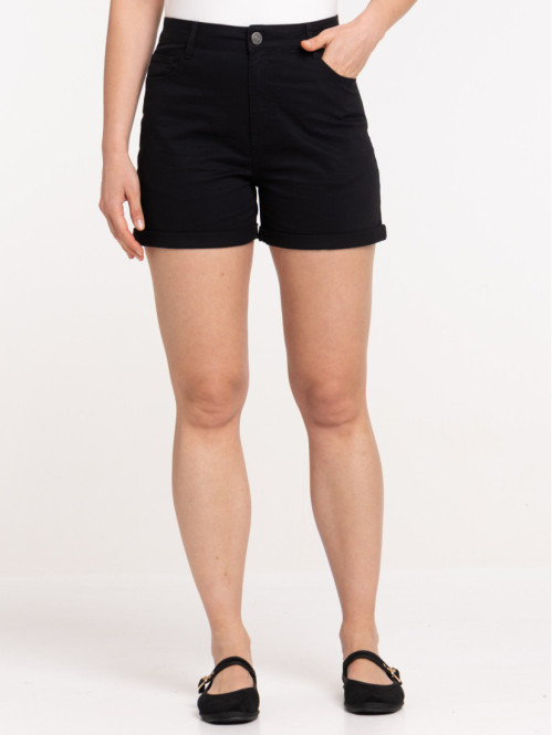 Short basique noir femme Short basique noir femme