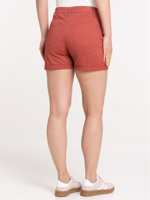 Short basique marsala femme Short basique marsala femme