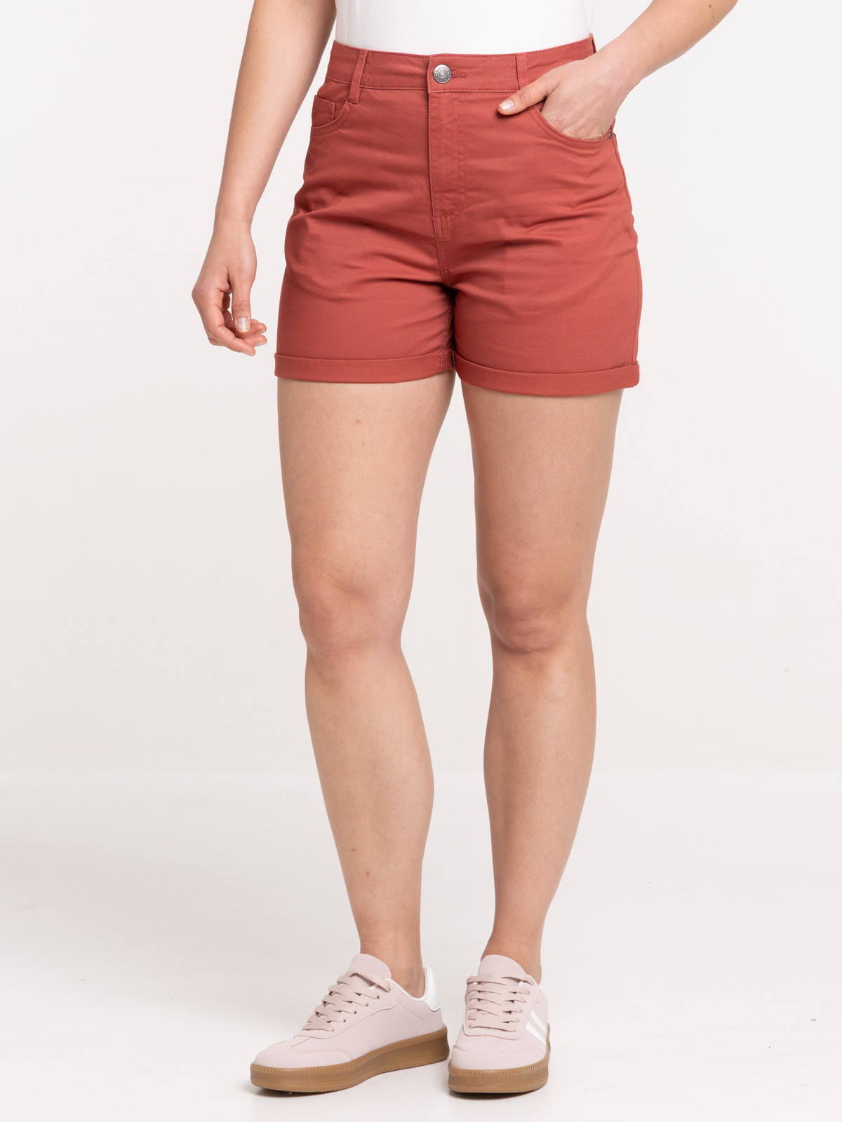 Short basique marsala femme Short basique marsala femme