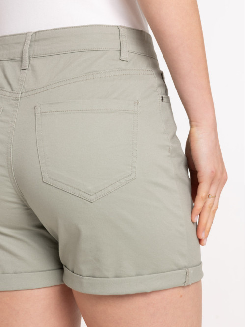 Short basique mousse clair femme Short basique mousse clair femme