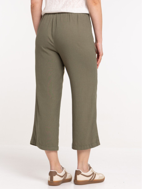 Pantacourt coloris trèfle femme Pantacourt coloris trèfle femme