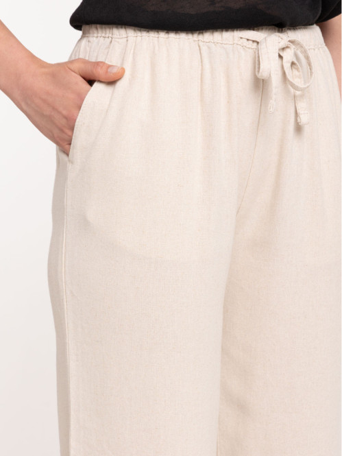 Pantacourt coloris naturel femme Pantacourt coloris naturel femme