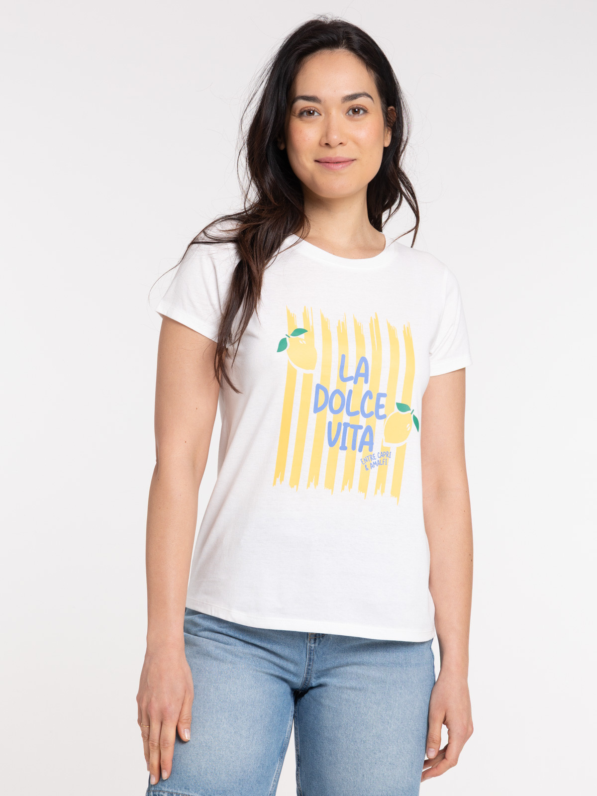 T-shirt message La Dolce Vita femme