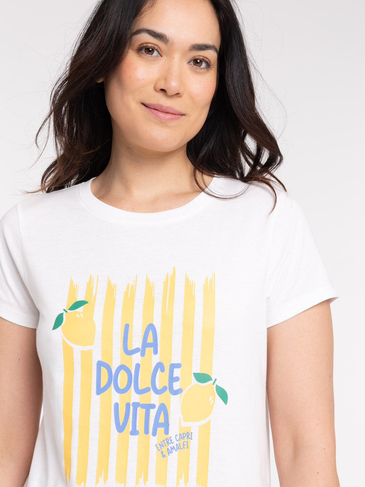T-shirt message La Dolce Vita femme