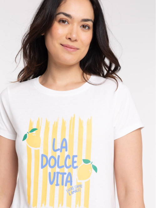 T-shirt message La Dolce...