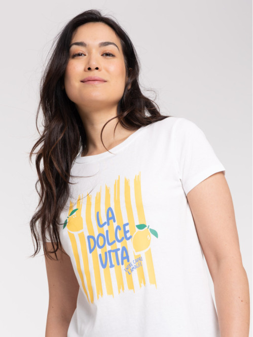 T-shirt message La Dolce...