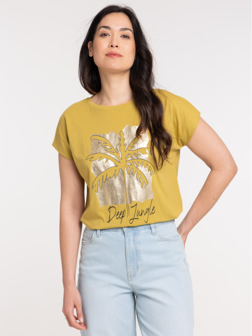 T-shirt deep jungle palmier...