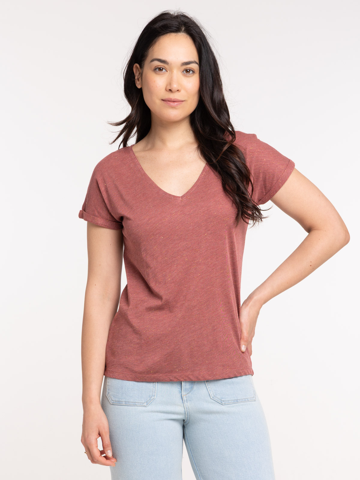 T-shirt femme dentelle macramé dos T-shirt femme dentelle macramé dos