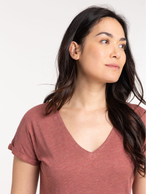 T-shirt femme dentelle...