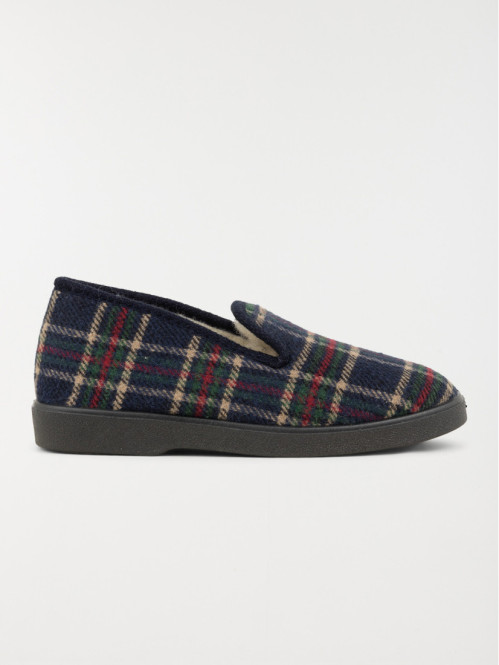 Chaussons homme à carreaux (39-45)