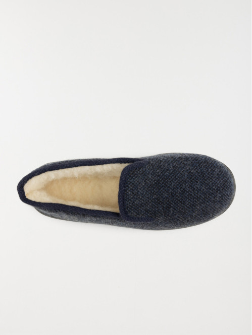 Chaussons coloris marine homme (39-45)