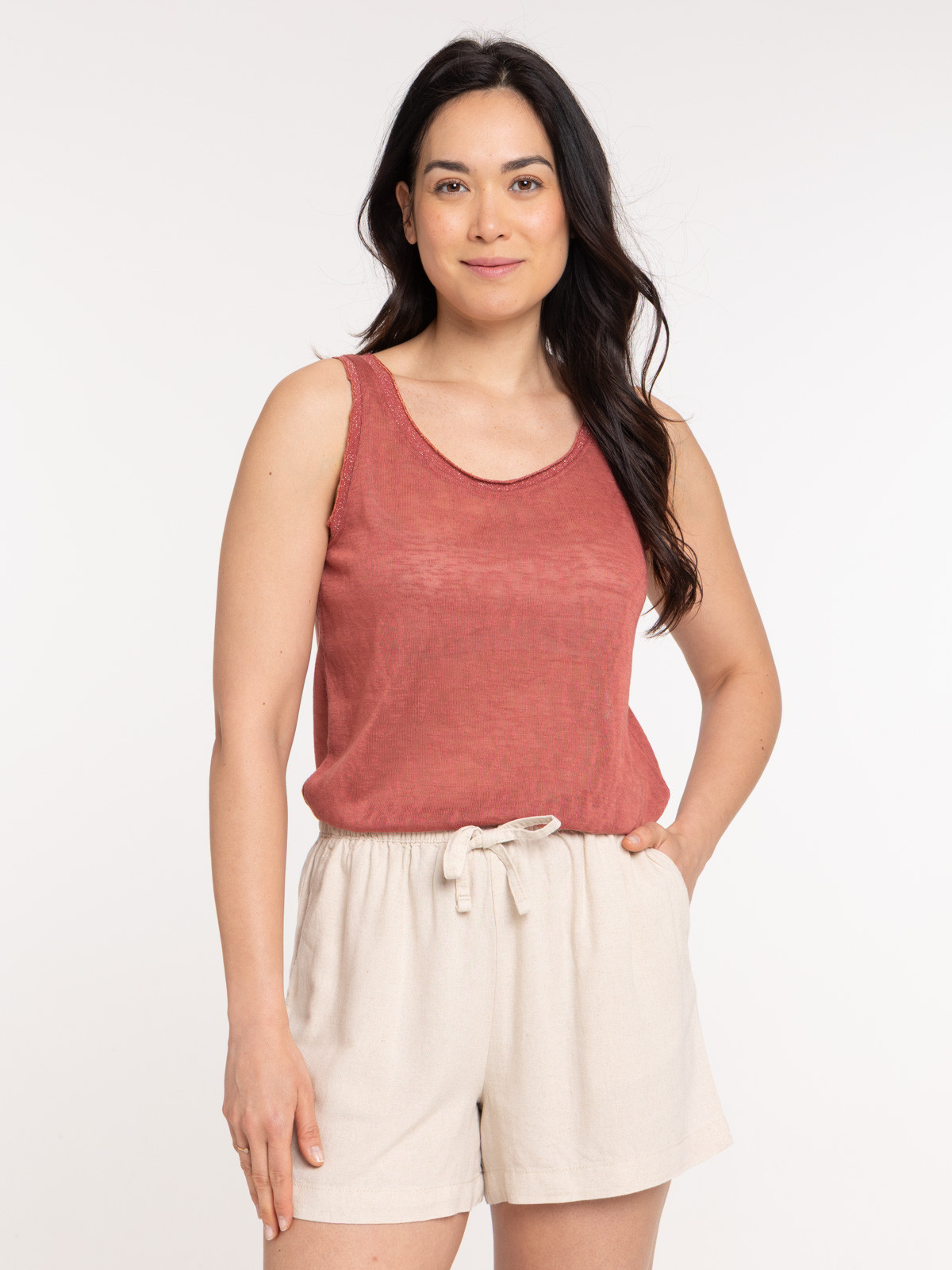 Débardeur femme marsala Débardeur femme marsala