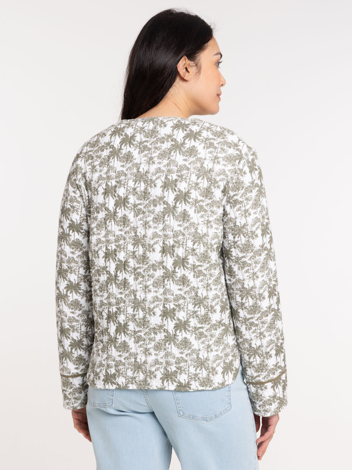 Veste motif palmier all over femme Veste motif palmier all over femme