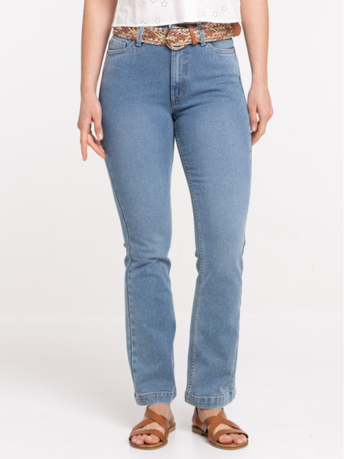 Jean flare ceinture tressée...
