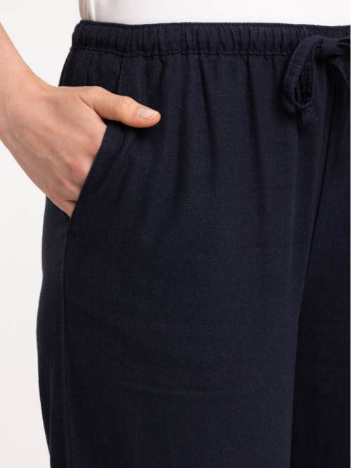 Pantalon coloris marine navy femme Pantalon coloris marine navy femme