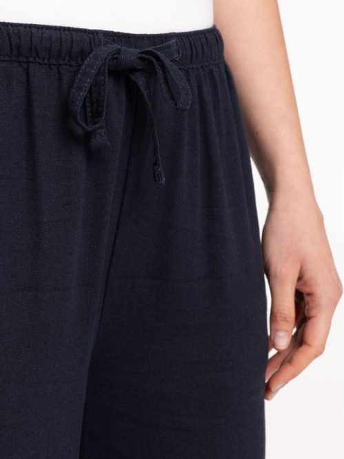 Pantalon coloris marine navy femme Pantalon coloris marine navy femme