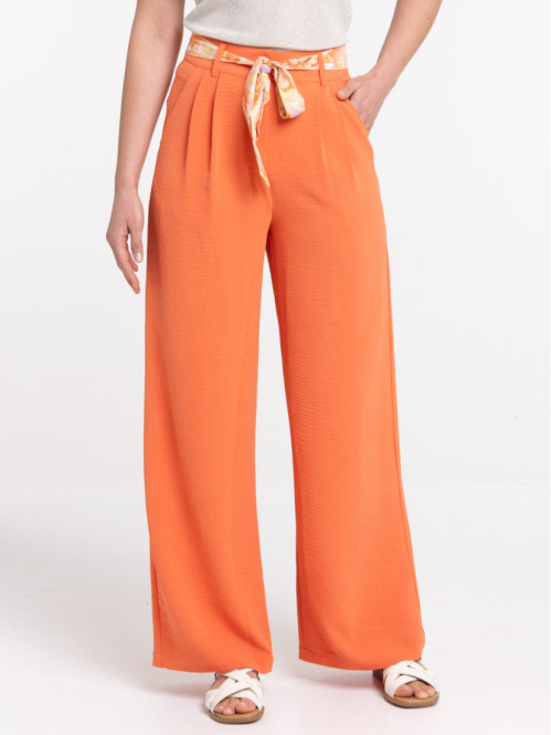 Pantalon large ceinture...