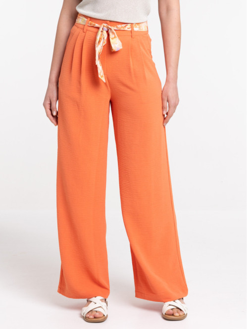 Pantalon large ceinture...