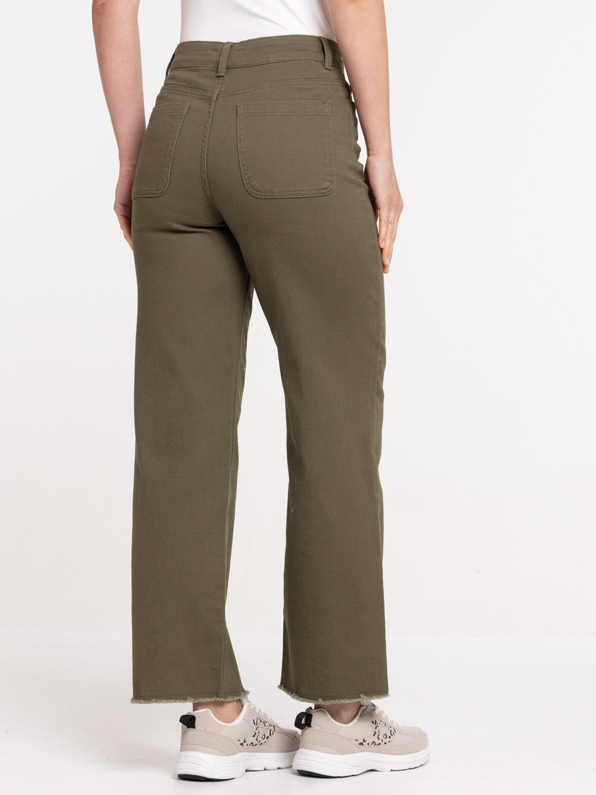 Pantalon large boutonné femme Pantalon large boutonné femme